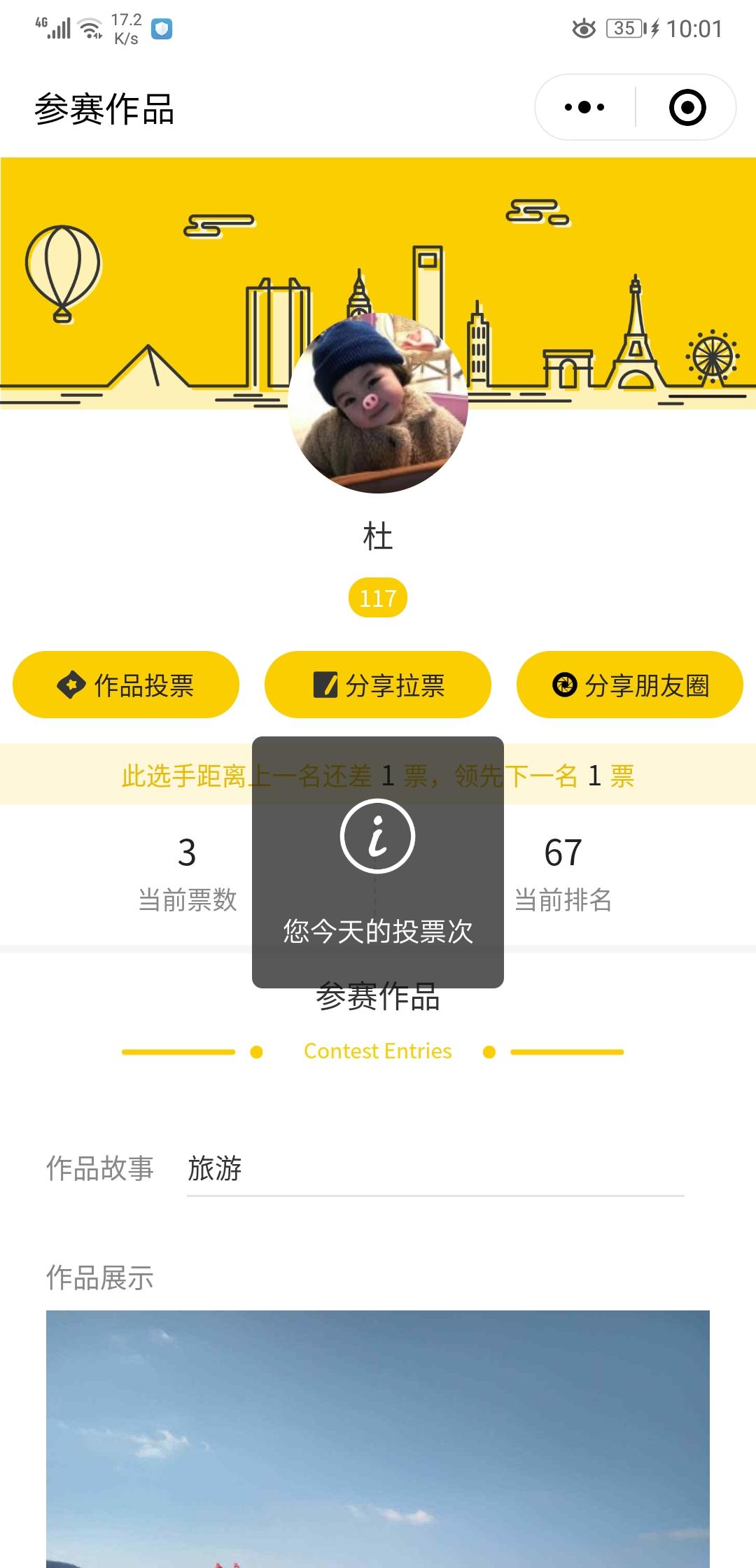 雯的投票任务 验收样图1