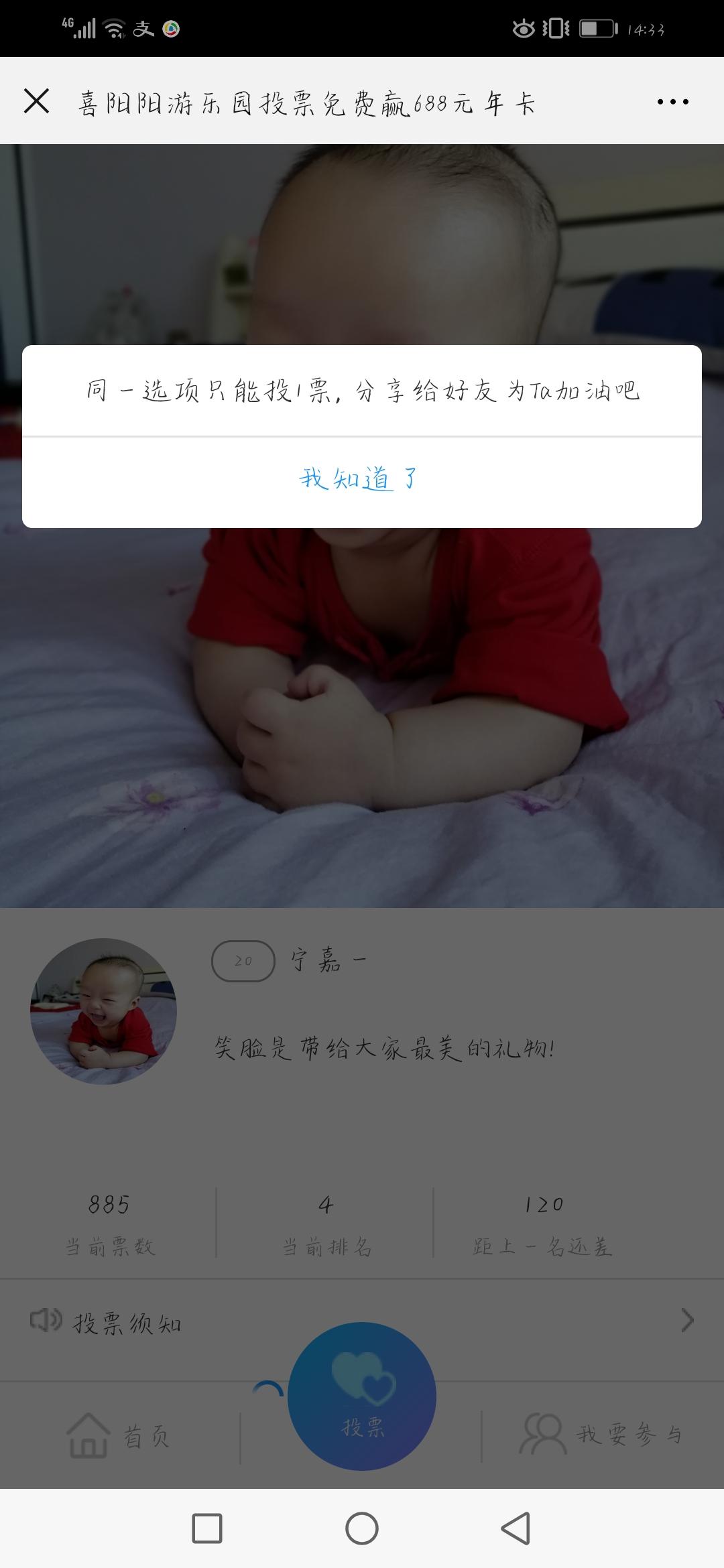 Naive Fox的投票任务 验收样图2