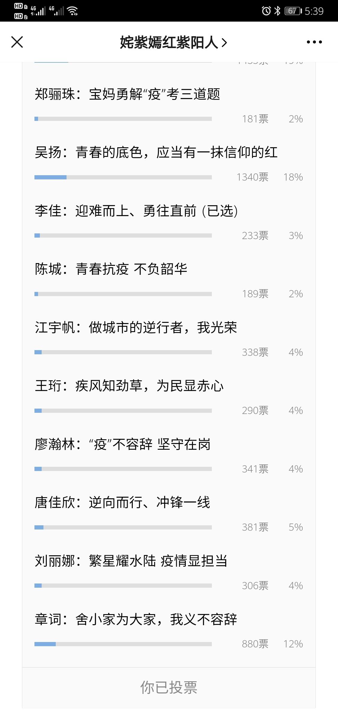 手机用户131****3691的投票任务 验收样图1