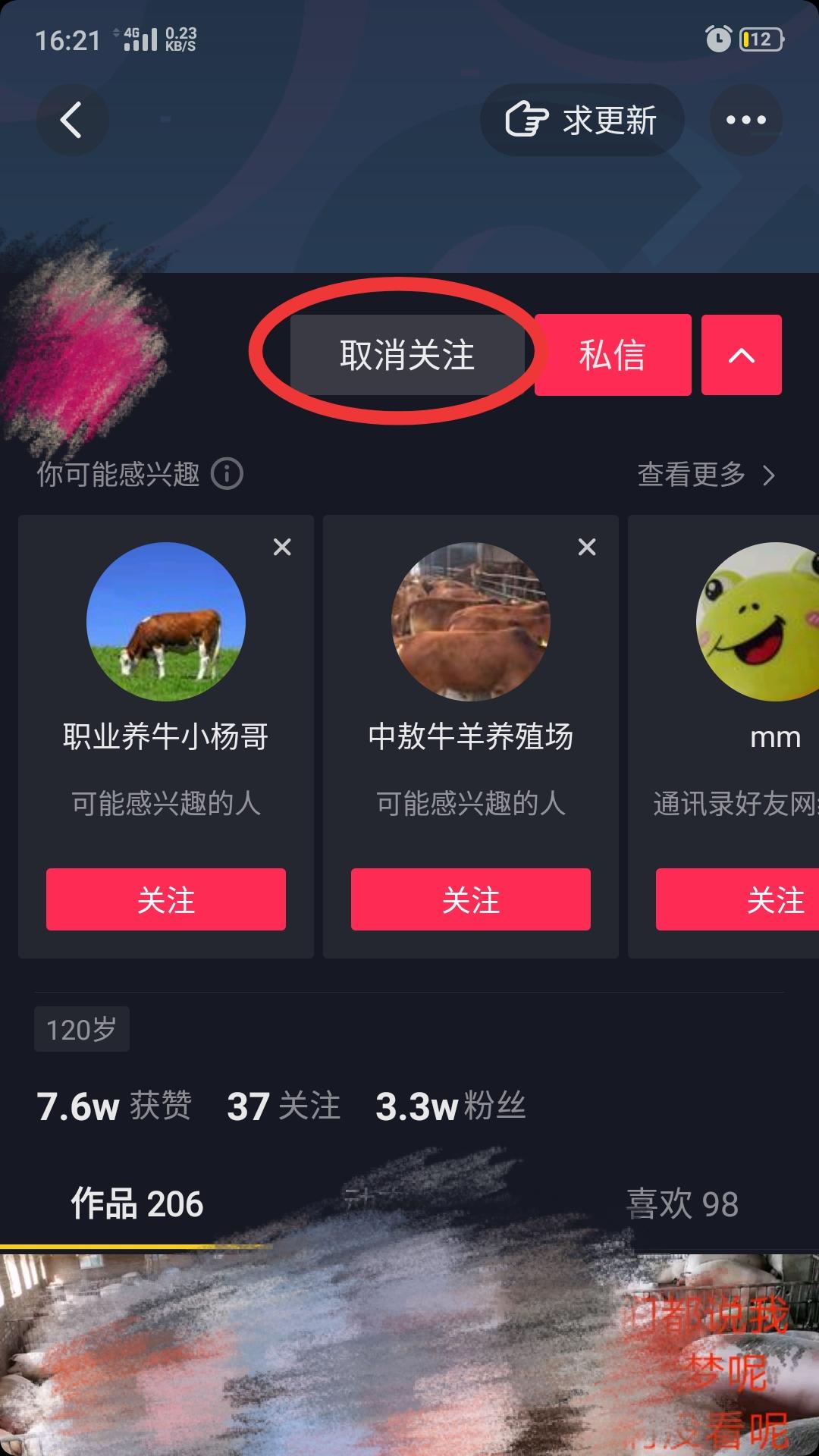 关注 抖音 I love Pe Chunli的任务 验收样图1