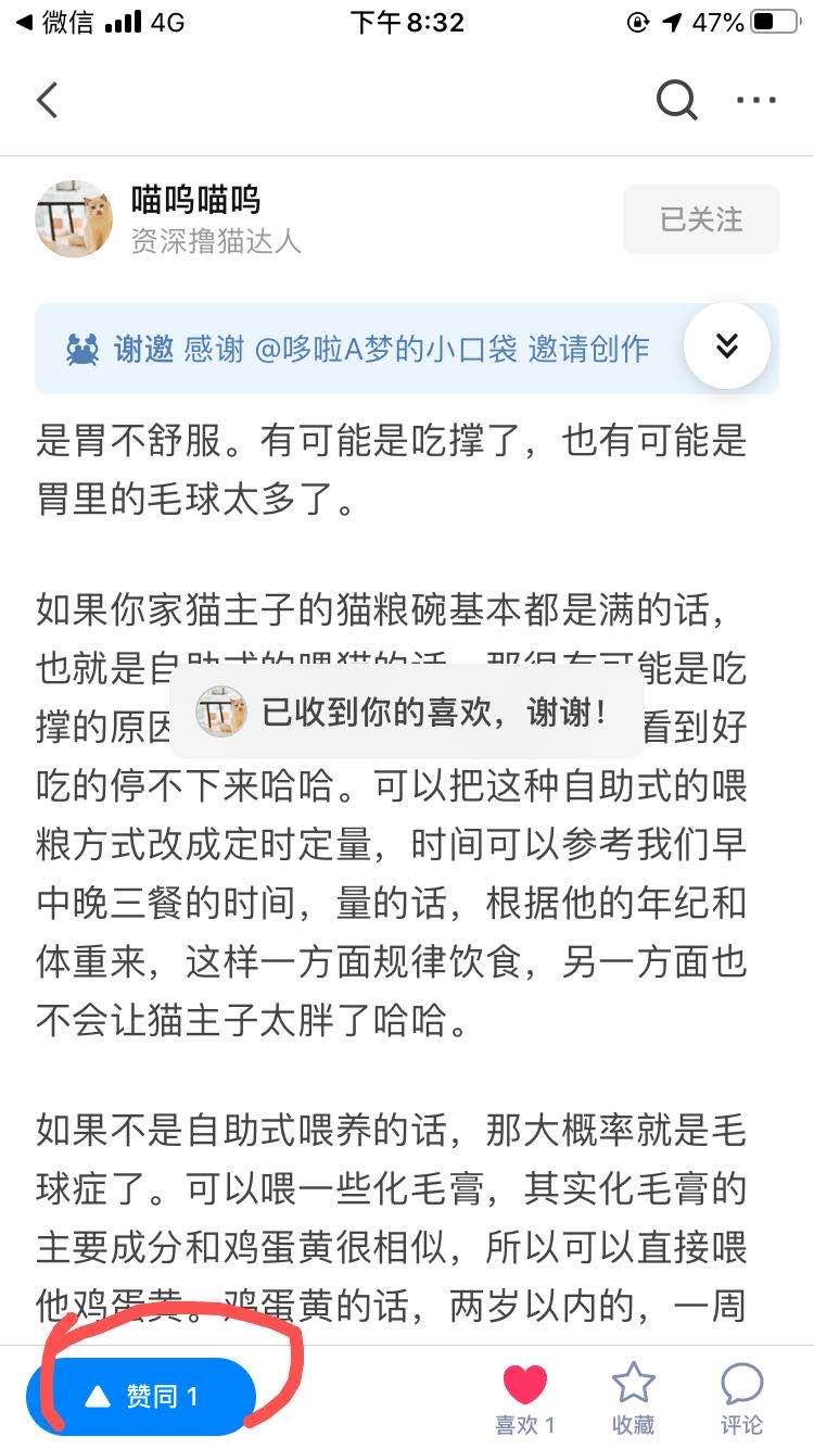 点赞/收藏 知乎 手机用户150****0309的任务 步骤图1