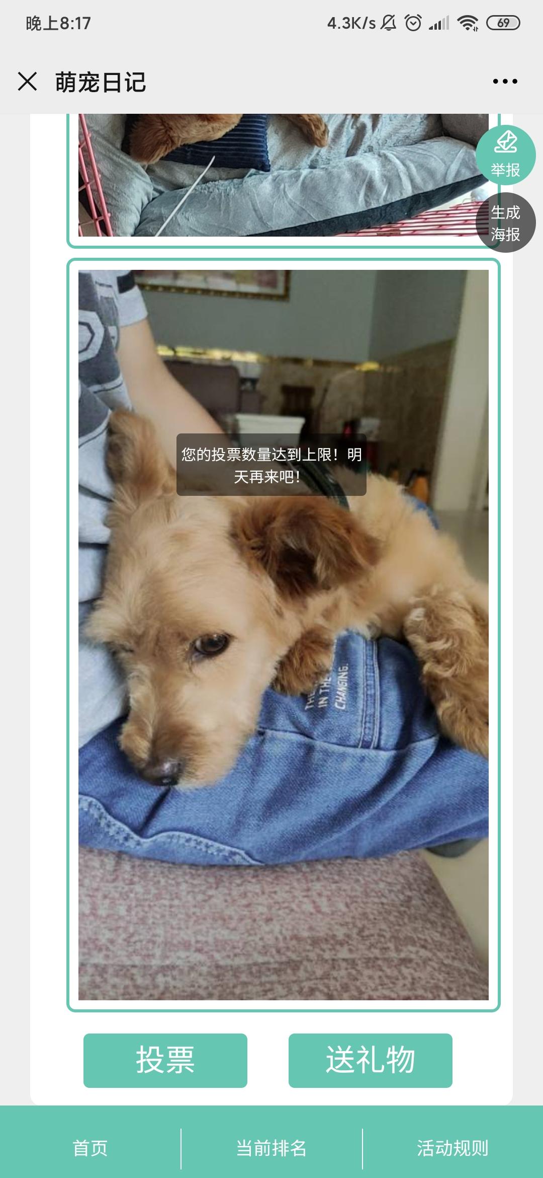 微信投票 验收样图1