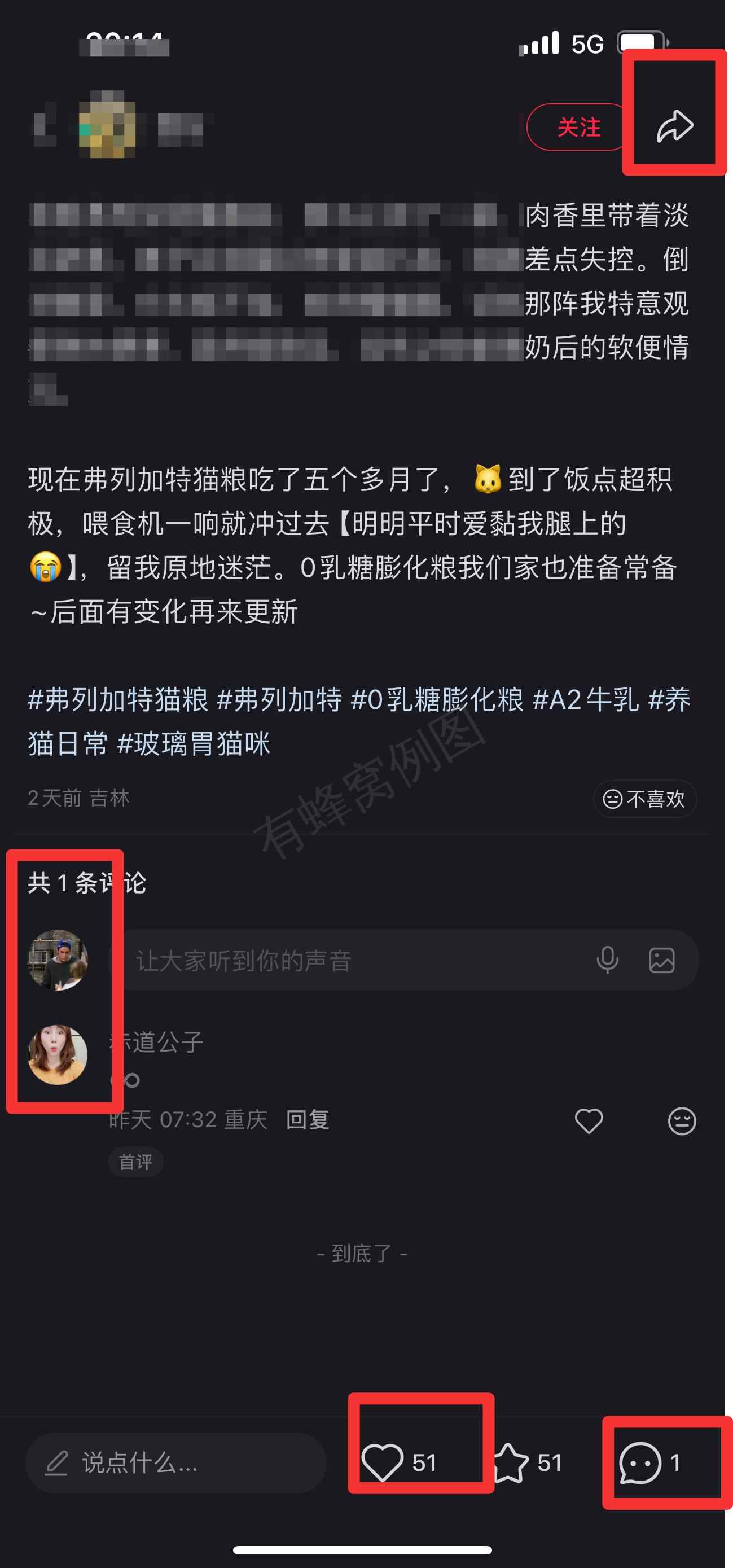 小红书 搜索 弗 弗列加特猫粮8 步骤图3